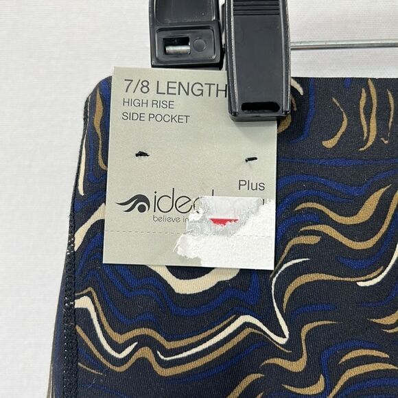 ID Ideology Plus Size Marble Movement 7/8 Leggings- Plus Size 3X- NWT - Picture 3 of 7